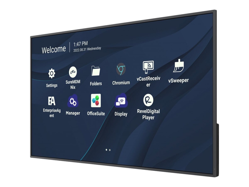 ViewSonic CDE4330 - 109 cm (43") Diagonalklasse CDE30 Series LCD-Display mit LED-Hintergrundbeleuchtung - Digital Signage - mit Integrierter SoC-Mediaplayer - 4K UHD (2160p)