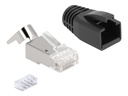 Delock Netzwerkanschluss - RJ-45 (M) - S/FTP - CAT 6a/7 (Packung mit 25)