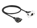 Delock Netzwerkkabel - RJ-45 (W) mit Muttern zu RJ-45 (W)