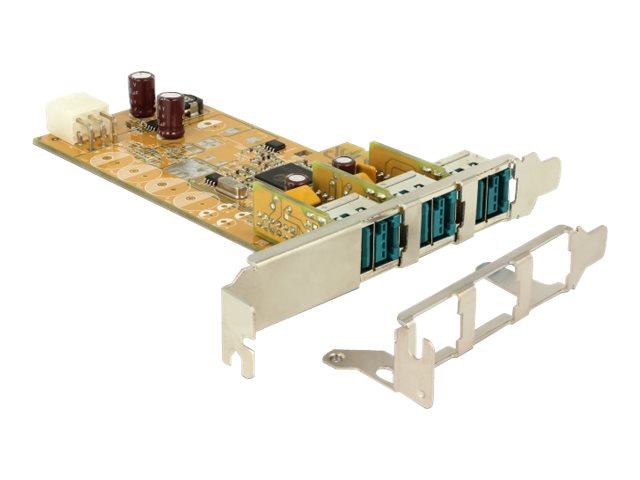 Delock USB-Adapter - PCIe 1.1 - PoweredUSB 2.0 (12 V)