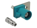 Delock FAKRA Z plug spring pin for soldering