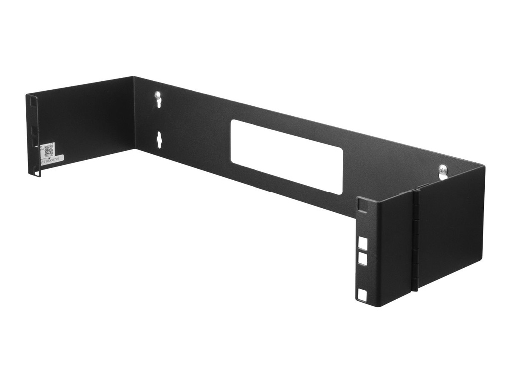 StarTech.com 2 HE 19" Patchpanel Halteung mit Scharnier zur Wandmontage - Wandbefestigung - 2U - 48.3 cm (19")