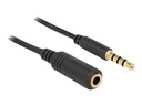 Delock Headset-Erweiterungskabel - 4-poliger