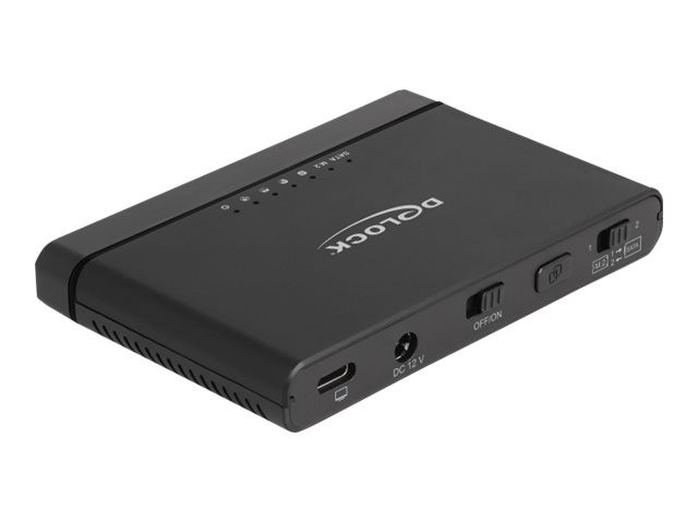 Delock Speicher-Controller mit One-Touch-Klonen - 2,5" / 3,5" gemeinsam genutzt, M.2 (6,4 cm/8,9 cm gemeinsam genutzt)