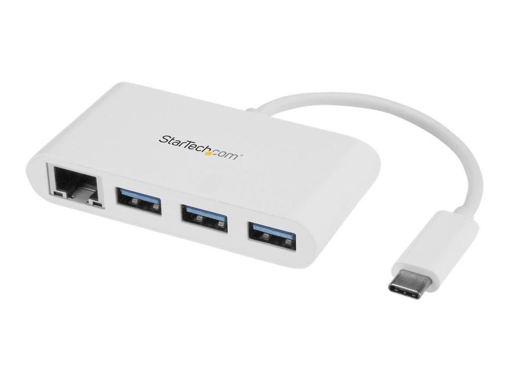 StarTech.com 3 Port USB 3.0 Hub plus Gigabit
