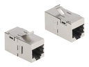 Delock Keystone-Koppler - RJ-45 (W) - STP - CAT 6a (Packung mit 2)