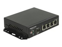 Delock Switch - 4 x 10/100/1000 + 1 x SFP -