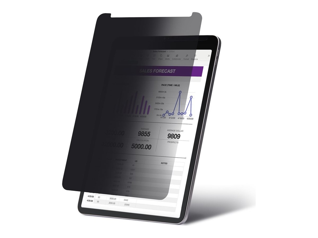 [11IP-PRIVACY-SCREEN] StarTech.com 4-Way Privacy Screen For 11-inch iPad Pro - Bildschirmschutz für Tablet - für Hoch- und Querformat, mit Touch-Funktion, +/-30° Blickwinkel, blockiert bis zu 51 % blaues Licht, entspiegelt - mit Sichtschutzfilter - 4-Wege - 11" - Schwarz - für Apple 11-inch iPad Pro (1. Generation, 2. Generation, 3. Generation, 4. Generation)