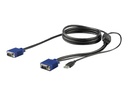 StarTech.com 6 ft. (1.8 m) USB KVM Cable for StarTech.com Rackmount Consoles - VGA and USB KVM Console Cable (RKCONSUV6)