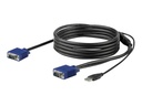 StarTech.com StarTech 3 m KVM Kabel für StarTech.com Rackmount Konsolen - Video- / USB-Kabel - Mini-VGA (M)