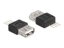 Delock USB-Adapter - 4-polig (M) zu USB (W)
