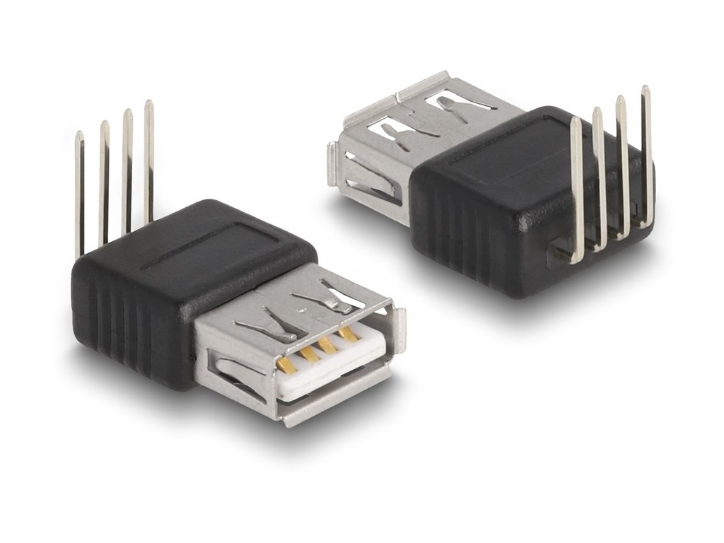 Delock USB-Adapter - 4-polig (M) gewinkelt zu USB (W)