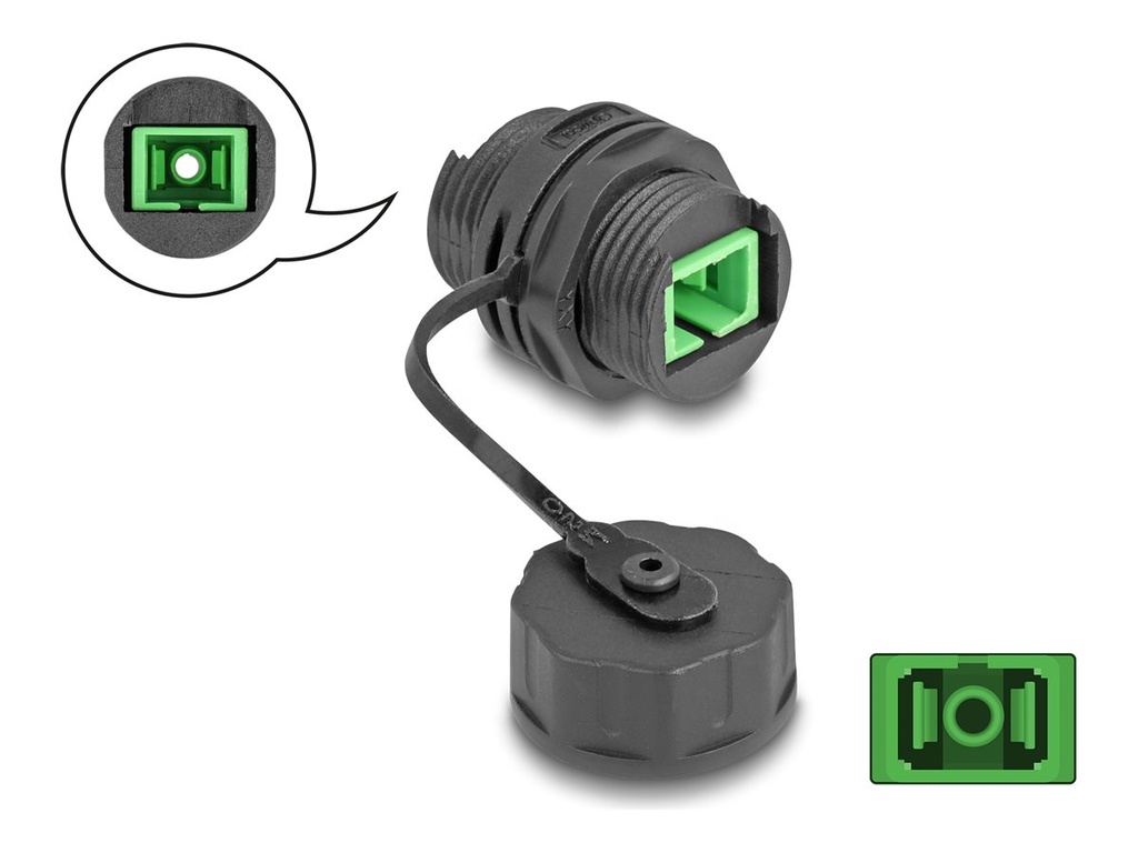 Delock Netzwerkkoppler - SC Single-Modus (W)