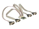 Delock MiniPCIe I/O PCIe full size 4 x Serial