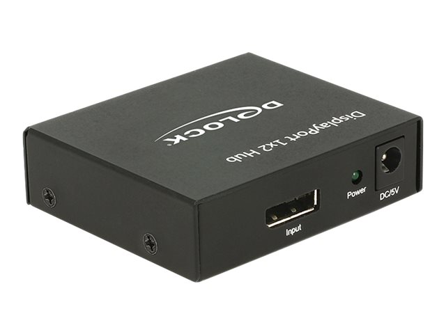 Delock Video-/Audio-Splitter - 2 x DisplayPort