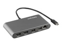 StarTech.com Thunderbolt 3 Mini Dock - Mobile TB3-Dockingstation mit dual Monitoren, HDMI 4K 60 Hz
