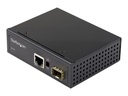 StarTech.com Industrial Media Converter - 1 Gbit/s Medienkonverter LWL Kupfer - Singlemode-/Multimode Glasfaser auf Kupfer Netzwerk - 12-56 V DC - IP-30/-40&deg;C bis 75&deg;C (IMC1GSFP)