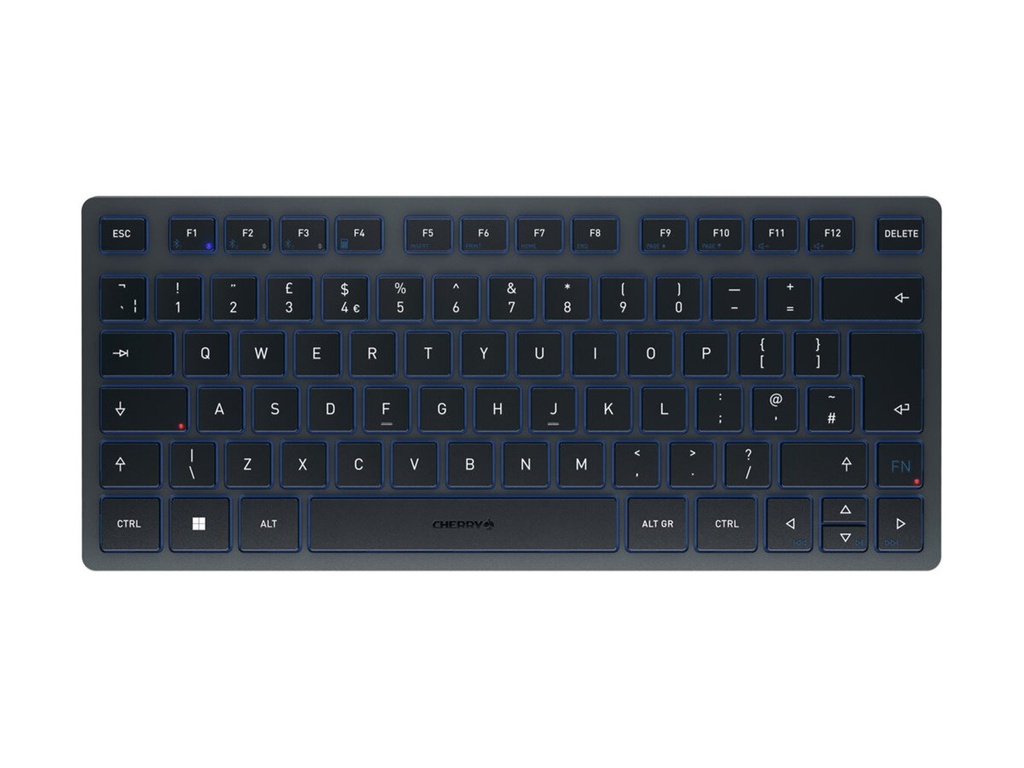 Cherry KW 7100 Mini - Tastatur - kabellos - Bluetooth