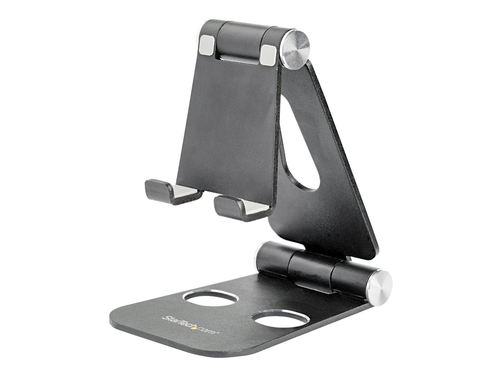 StarTech.com Handy und Tablet Halterung (Faltbar, Tablet- / Handyständer, Multi-Winkel, Smartphone Halterung)