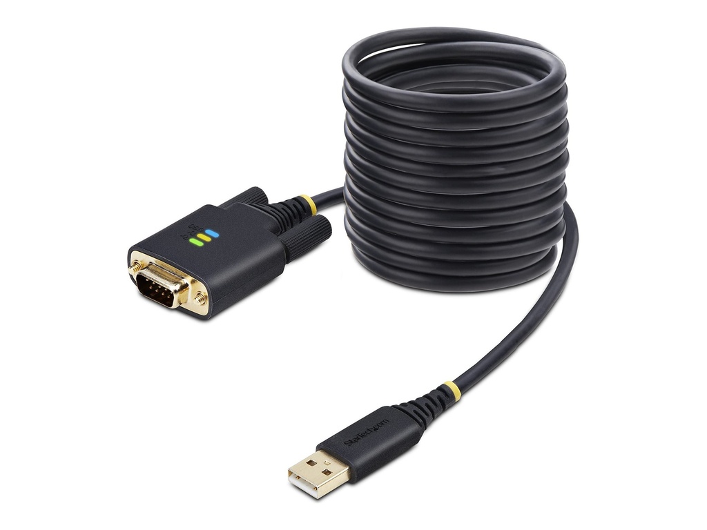 StarTech.com 3m USB auf Seriell Adapter, COM-Retention, FTDI, USB auf DB9 - Kabel USB / seriell - USB (M)
