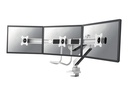 Neomounts NM-D775DX3 - Befestigungskit - Voll beweglich - für 3 LCD-Anzeigen - Aluminium - weiß - Bildschirmgröße: 43.2-61 cm (17"-24")