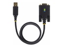 StarTech.com 1m USB Null Modem Kabel, FTDI, USB-A zu RS232 Adapter - Kabel USB / seriell - USB (M)