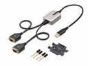 StarTech.com 60cm 2-Port USB auf Seriell Adapter, COM-Retention, FTDI - Kabel USB / seriell - USB (M)