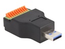 Delock USB-Adapter - USB Typ A (M) zu 10-poliger