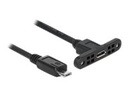 Delock USB-Verlängerungskabel - Micro-USB Typ B (M)