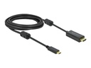 Delock Video- / Audiokabel - 24 pin USB-C männlich