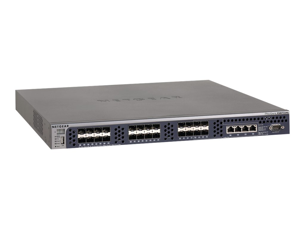 Netgear XSM7224S - Switch - L2+ - managed - 24 x SFP+ + 4 x Shared 10GBase-T