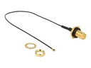 Delock Antennenkabel - RP-SMA (W) zu MHF4 (M)