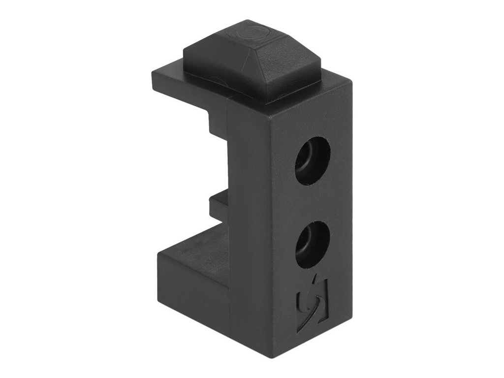 Delock Festplattenhalter - Kapazität: 2 x 3.5" HDD or 4 x 2.5" HDD/SSD - Schwarz (Packung mit 8)