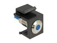 Delock LED - Keystone Jack - Schwarz