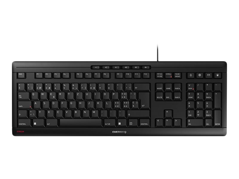Cherry STREAM KEYBOARD - Tastatur - USB - Schweizerisch