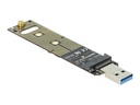 Delock Speicher-Controller - M.2 - M.2 NVMe Card - USB 3.1 (Gen 2)