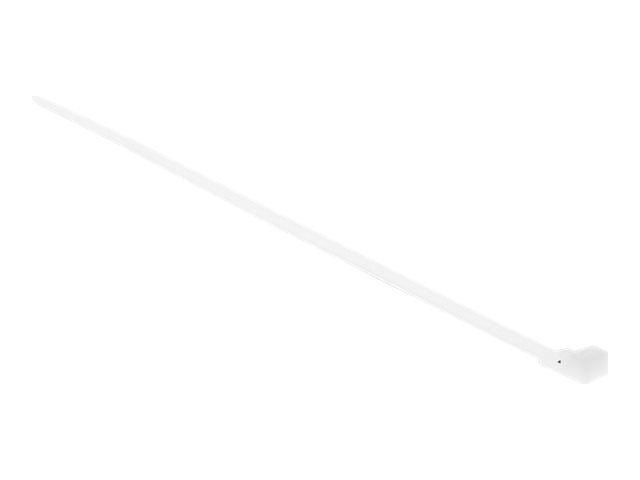 Delock Kabelbinder - wärmebeständig - 20 cm - weiß (Packung mit 100)