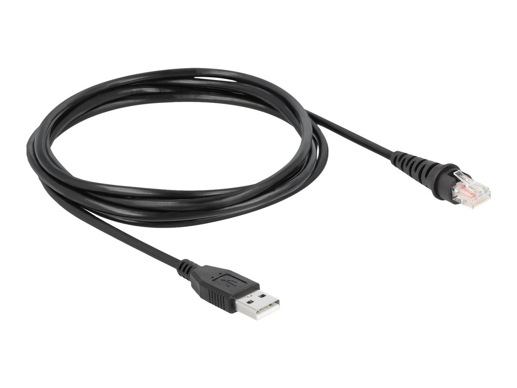 Delock Barcode-Scanner-Kabel - RJ-50 (M) zu USB (M)