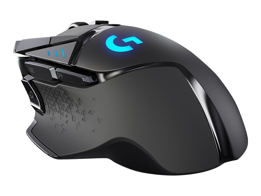 Logitech Gaming Mouse G502 LIGHTSPEED - Maus - optisch - 11 Tasten - kabellos, kabelgebunden - 2.4 GHz - kabelloser Empfänger (USB)