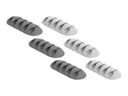 Delock with 5 feed-throughs - Kabelhalter-Kit