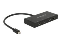 Delock Displayport 1.2 Splitter 1 x mini Displayport in > 4 x Displayport out 4K