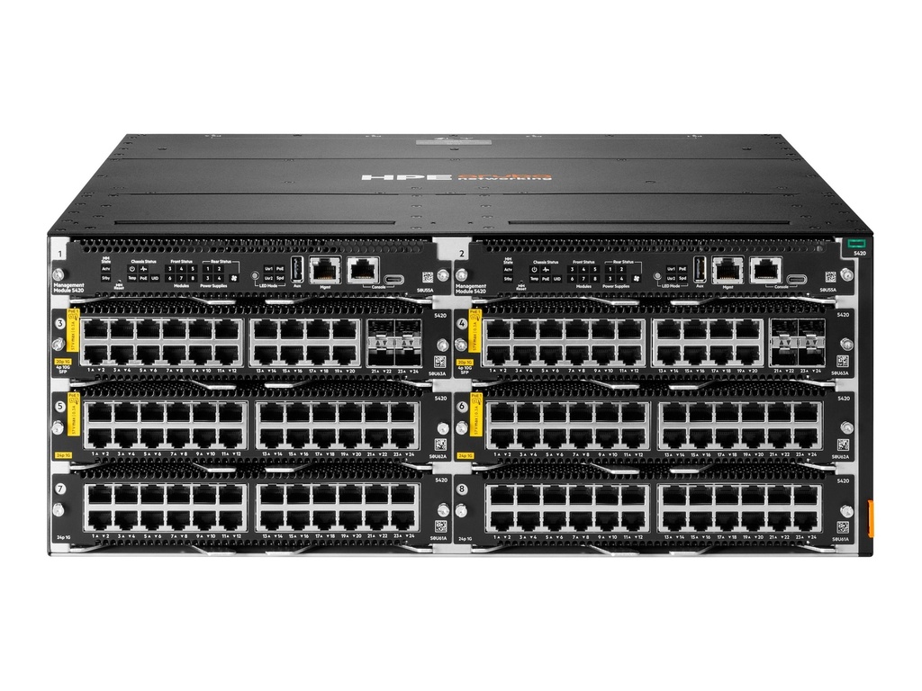 HPE Aruba Networking CX 5420 6-slot TAA Chassis