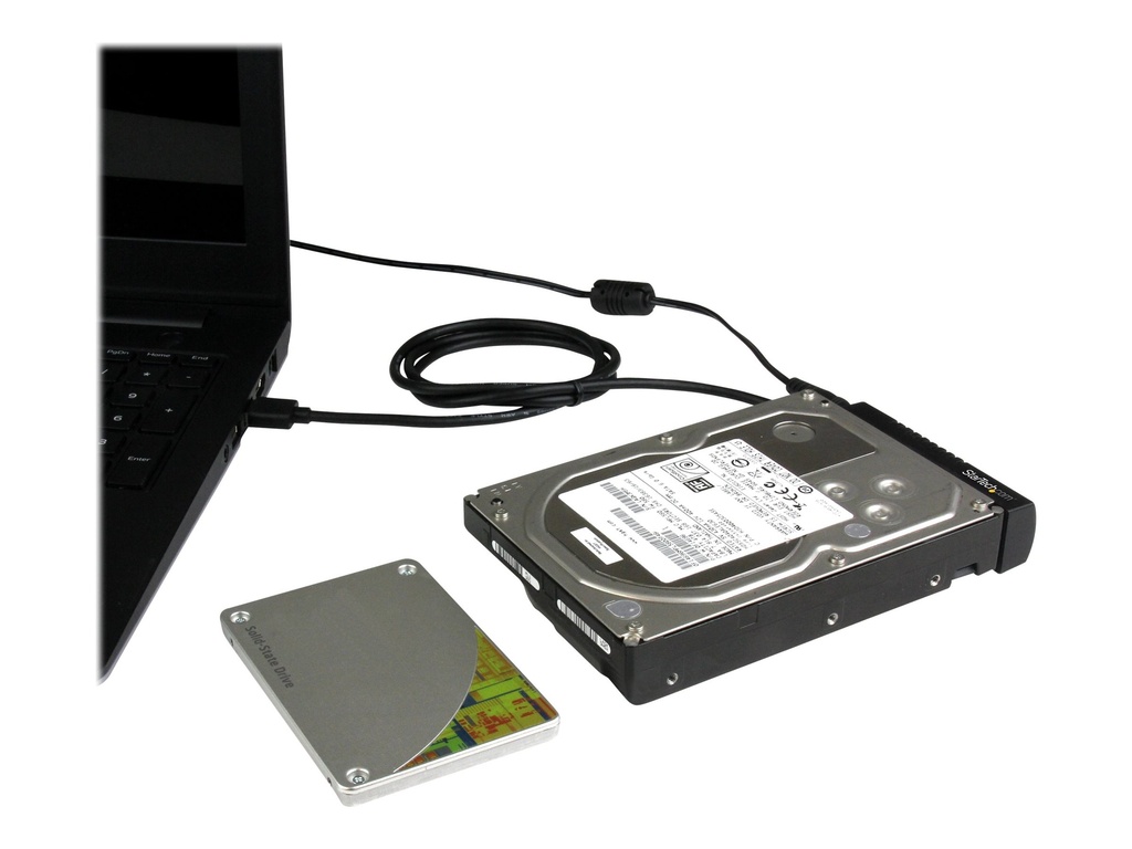 StarTech.com Startech USB 3.1 (10Gbit/s) Adapter Kabel für 2,5" und 3,5" SATA SSD/HDD Laufwerke - Unterstützt SATA III - Speicher-Controller - 2.5", 3.5" (6.4 cm, 8.9 cm)
