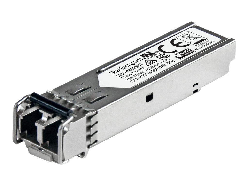 StarTech.com Startech 100BASE-FX - 100 Mbit/s Transceiver - LC Fiber - MSA konform - 2 km - 100 Mbit/s SFP Modul - Multi Mode SFP - SFP (Mini-GBIC)