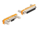 Delock Serieller Adapter - DB-9 (W) mit Schrauben zu DB-25 (W)