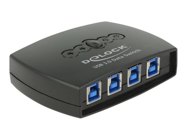 Delock USB 3.0 Sharing Switch 4 - 1 - USB-Umschalter für die gemeinsame Nutzung von Peripheriegeräten