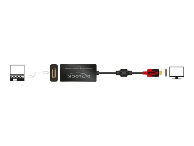 Delock Thunderbolt-Adapter - USB-C (M) zu DisplayPort (W)