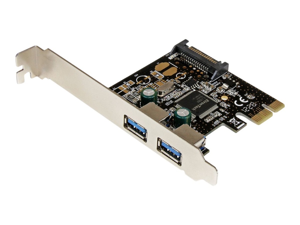 StarTech.com 2 Port USB 3.0 SuperSpeed PCI Express Schnittstellenkarte mit SATA Stromanschluss