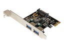 StarTech.com 2 Port USB 3.0 SuperSpeed PCI Express Schnittstellenkarte mit SATA Stromanschluss
