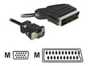 Delock Videokabel - VGA - HD-15 (VGA) männlich zu SCART männlich